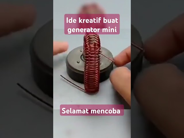 ide kreatif generator mini, cocok buat lampu padam #kreatif #inovasi #generator class=