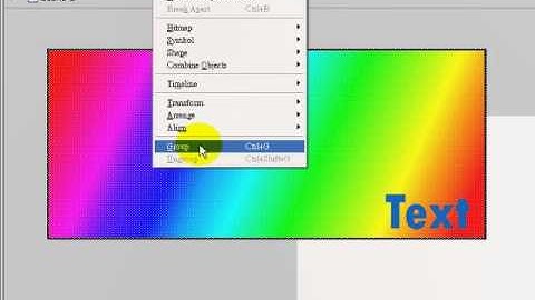 Adobe Flash CS 4 Text Mask 2-minute tutorial