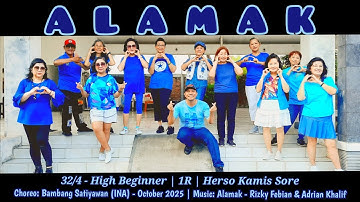 Alamak Line Dance | High Beginner | @bambangsatiyawan9498 (INA) - Oktober 2025