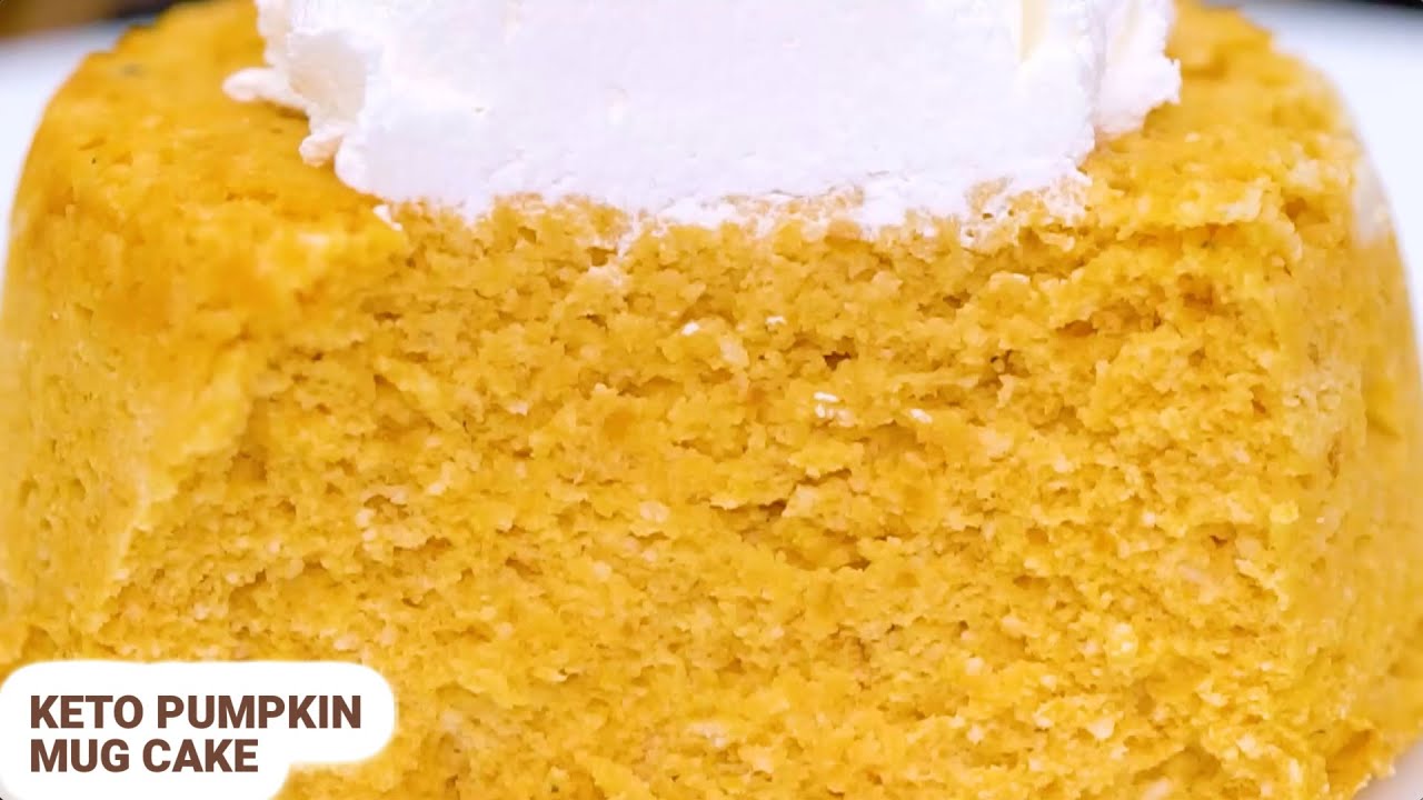 Coconut Flour Keto Paleo Pumpkin Mug Cake