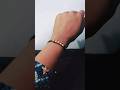 how to make ashthetic beautiful bracelet 😍 ✨️ #diy #subscribe