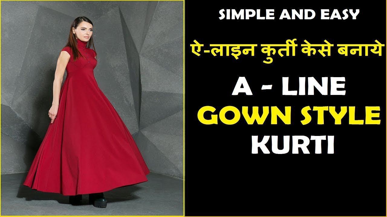 A LINE FLAIR WALI KURTI / GHER DAR 