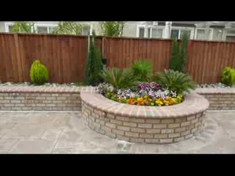 Custom Landscaping of Backyard 2008 - YouTube