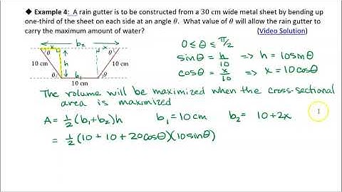 4.5 Optimization Problems: Example 4