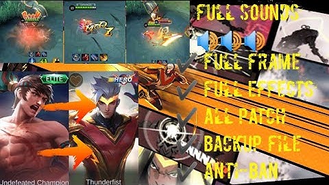 CHOU ELITE SKIN INTO HERO SKIN SCRIPT WITH BACKUP FILE FIX BUG FULL SOUNDS