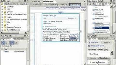 Data View Properties in SharePoint Designer 2007