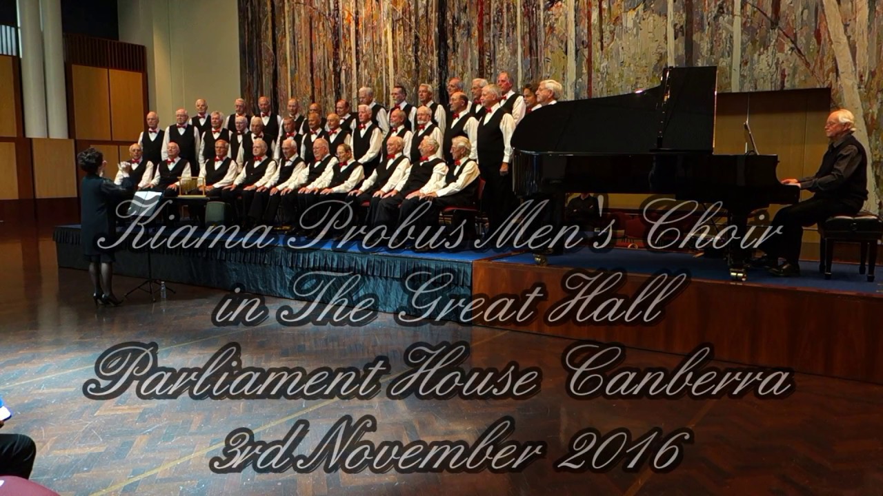 Choir Parliament House Canberra 02 11 16 YouTube