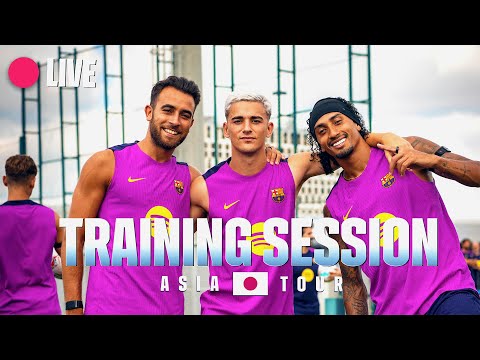 🔴 FULL LIVESTREAM: BARÇA TRAINING SESSION in KOBE | FC Barcelona 🔵🔴 🔴 FULL LIVESTREAM: BARÇA TRAINING SESSION in KOBE | FC Barcelona 🔵🔴 Thumbnail