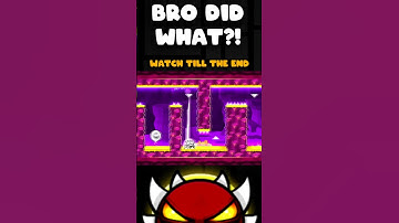 NO SHOT BRO FORGOT THE COIN?!  #geometrydash #gd #shorts