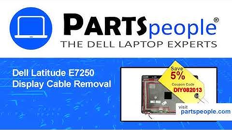 Dell Latitude E7250 (P22S002) Display Cable How-To Video Tutorial