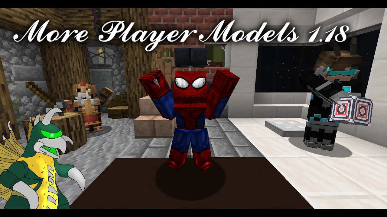 More Player Models Mod 1.16.5, 1.12.2: Customize Your Character In