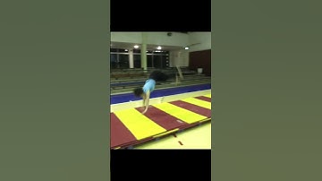 Roundoff 2 back handsprings (spring floor) #2