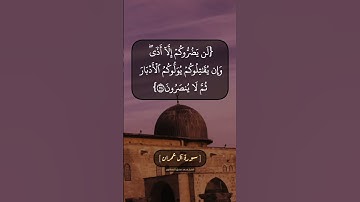 سورة آل عمران الآية ١١١ بصوت الشيخ محمد صديق المنشاوي