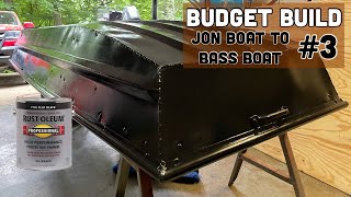 Painting a Jon Boat Using Cheap Paint from Lowe's | Budget Build