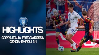 Coppa Italia Frecciarossa, gli highlights di Genoa-Empoli 3-1