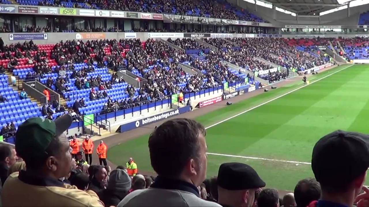 football score Birmingham fans at Bolton | Davo's Diary
