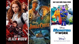ESTRENOS DE DISNEY PLUS JULIO 2021 ( películas y series) los mejores estrenos y mas exitosos