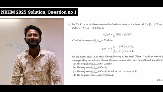 Solution of NBHM 2025 by Soumajit Dey (Question no 1)