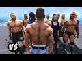 John cena vs wwe superstars gta v wwe mods