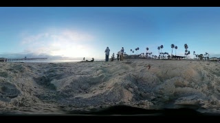 360 camera at San Clemente Pier Photo Shoot