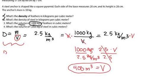 Unit 5 - lesson 17 - volume and density