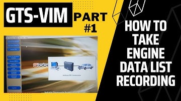 How to Take Engine Data List Recording - TOYOTA TECHSTREAM Snapshot Configuration- GTS Series Part#1