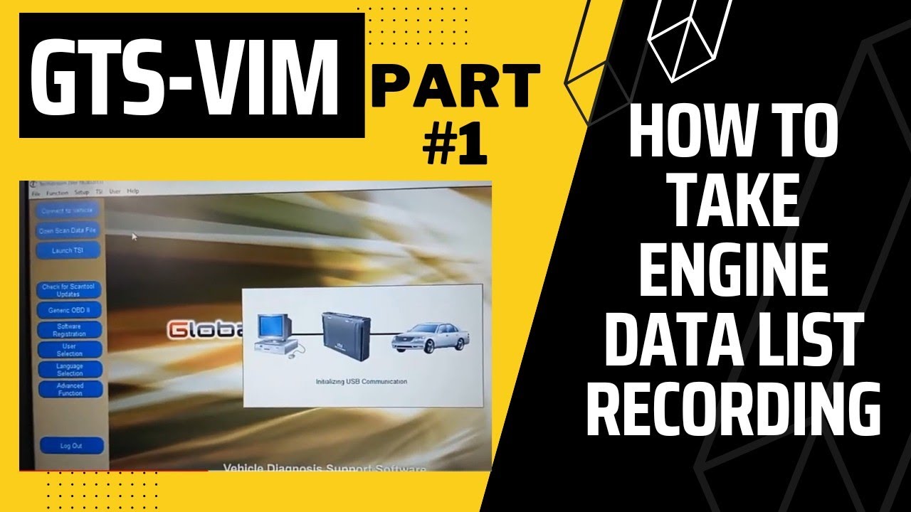 How to Take Engine Data List Recording - TOYOTA TECHSTREAM Snapshot ...