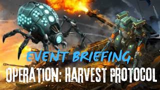 War Commander Operation: Harvest Protocol , JULY 2026 Event Briefing.