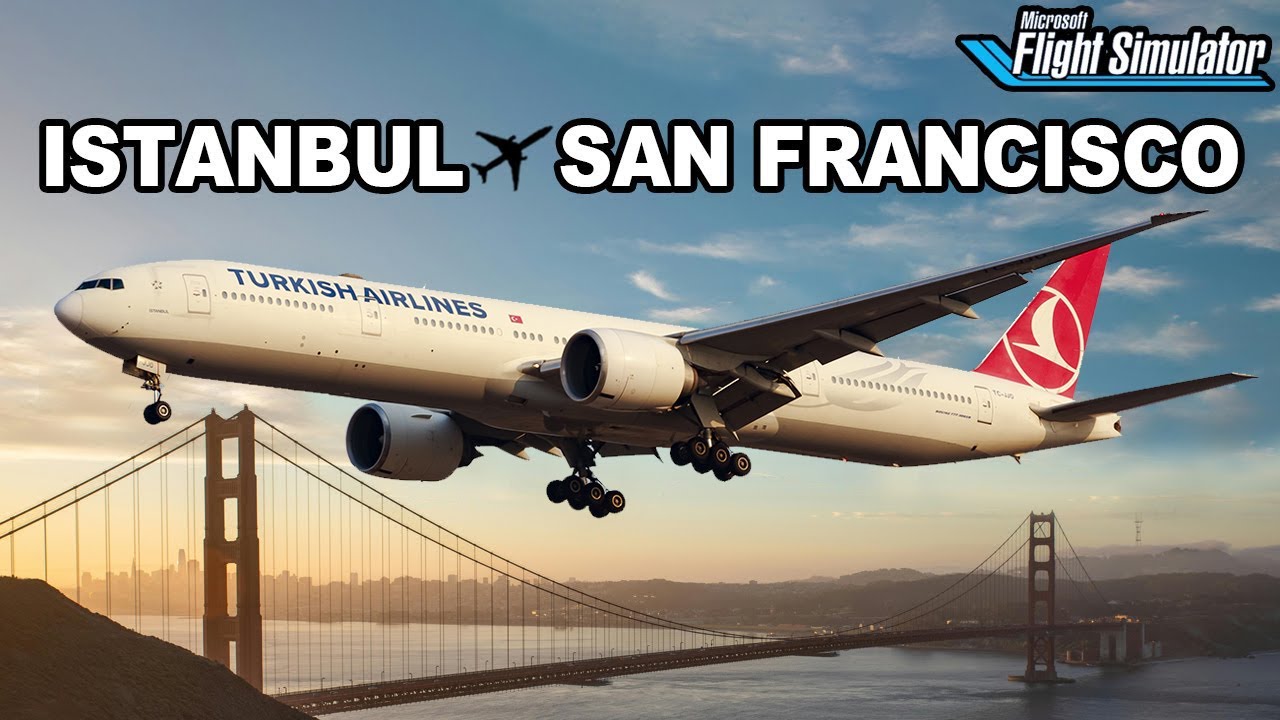13 SAAT UÇTUK! ✈️ ISTANBUL - SAN FRANCISCO 🌉 TURKISH AIRLINES BOEING 777-300ER 💥