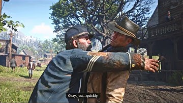All Random encounters of Homeless Veteran Mickey - RDR2
