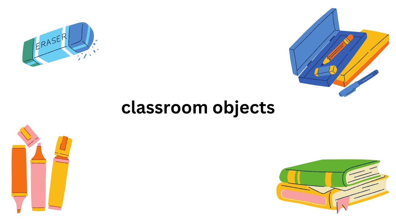 learn class room objects|classroom objects in english with pictures and ...