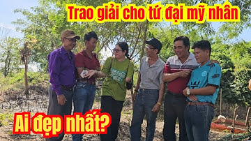 Cười Lộn Ruột Lễ Trao Giải Cho Tứ Đại Mỹ Nhân, Ai Được Giải Nhất???.....