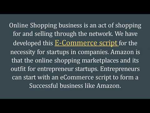 AMAZON CLONE SCRIPT - ScriptStore