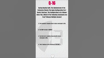 IGMP Configuration Explained | IGMPv2 Behavior & Query Timers | HCIP-Datacom H12-821 MCQ