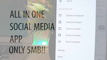 ALL SOCIAL NETWORKS IN ONE APP??