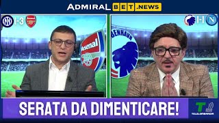 CHAMPIONS INTER ARSENAL 1-3, NAPOLI COPENAGHEN 1-1: MARTEDÌ DA DIMENTICARE PER LE ITALIANE!