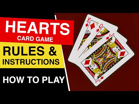 How to Play Hearts : Rules of Hearts Card Game