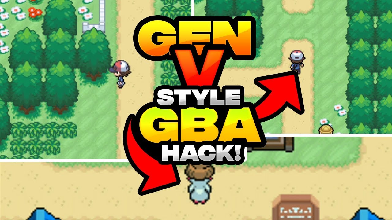 NEW POKEMON GBA ROM HACK WITH GEN 5 GRAPHICS!! - Gameplay ... - 