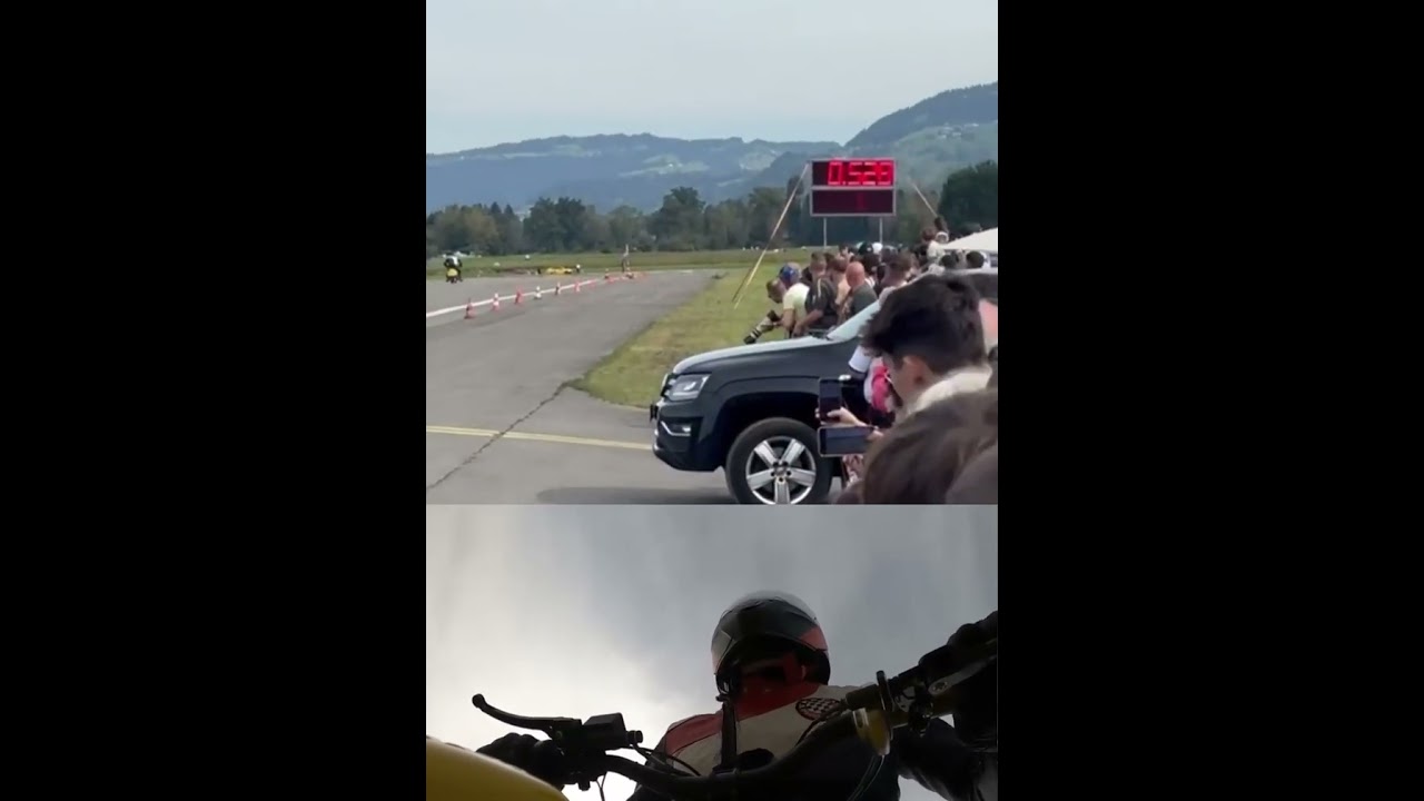 Airport Racedays Hohenems 2024 Vespa 58 PS vs Supermoto 62PS