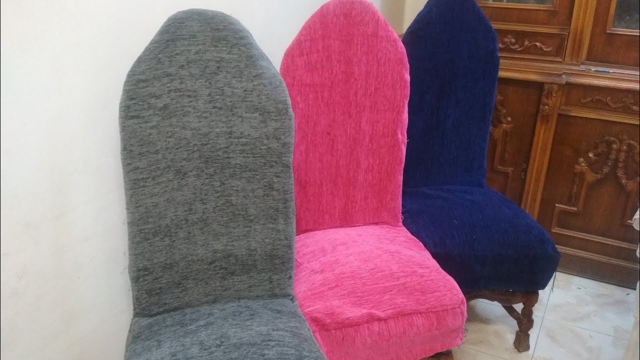 من جديد عمل كسوة لكراسي السفرة #غطاء_كراسي_السفرة