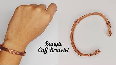 Easy Bangle- Easy Wire Wrap Bracelet Tutorial