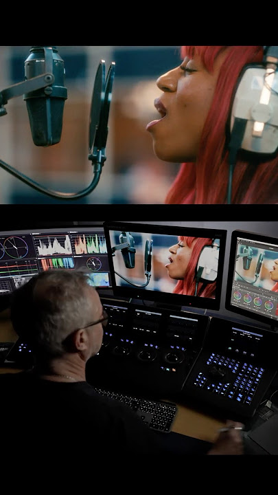 Pro Colorist Grades on DaVinci Resolve #shorts