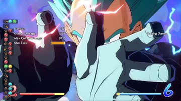 Vegeta SSGSS - 97% Solo Combo - 6 Bar Start - DBFZ