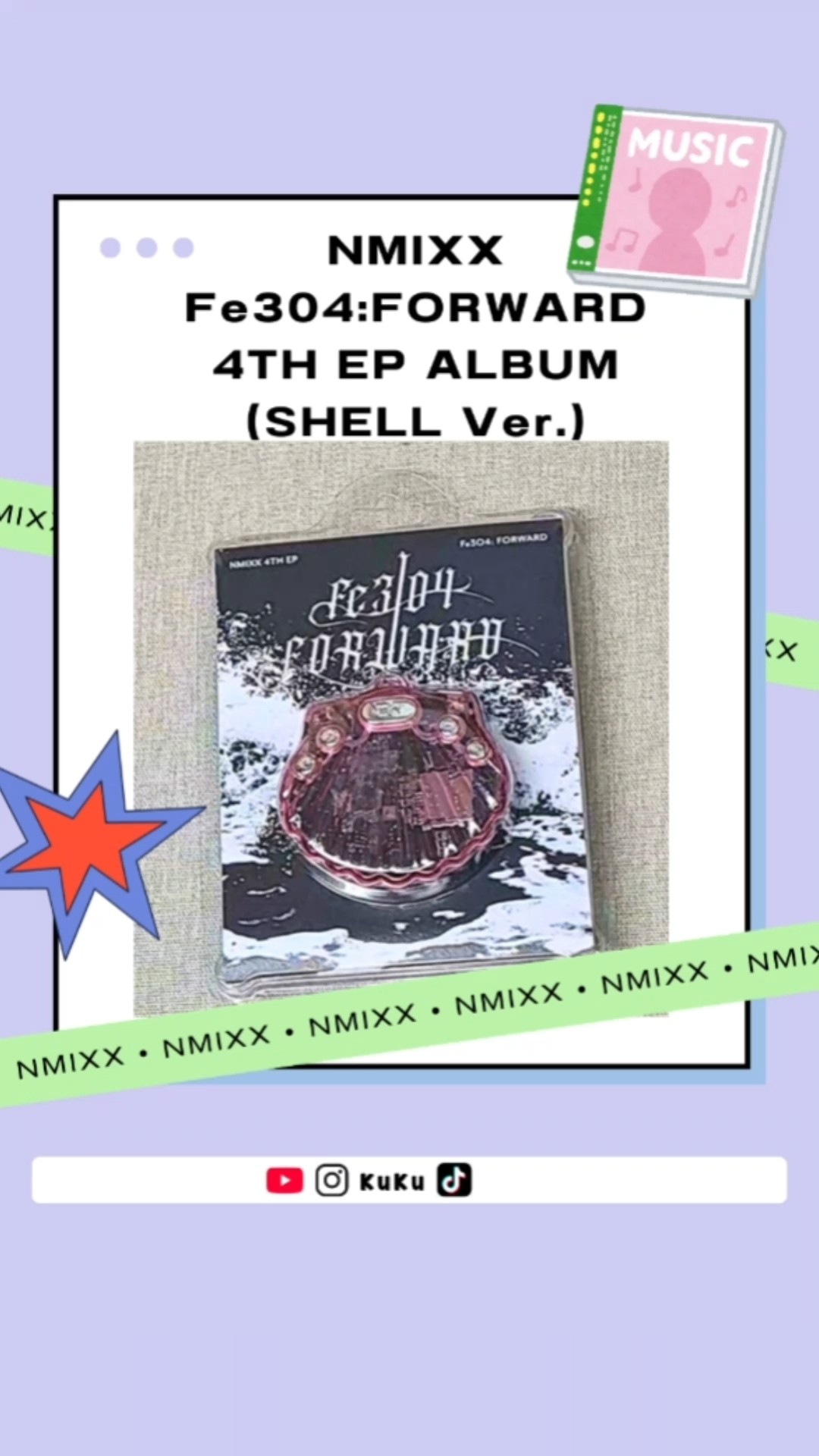 NMIXX 4TH EP Fe304:FORWARD shell verベイ NMIXX 4TH EP ALBUM - FE3O4: FORWARD (SHELL VER.) – SubK Shop