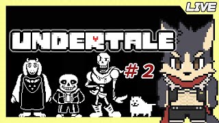 【UNDERTALE # ２】魔物の暮らす地底を楽しく探検しよう！【やたの かがみ/獣人Vtuber/Reverse Clock】