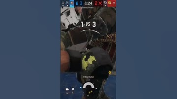 1v4 CLUTCH DEFUSE COMEBACK KID #gaming #rainbowsixsiege