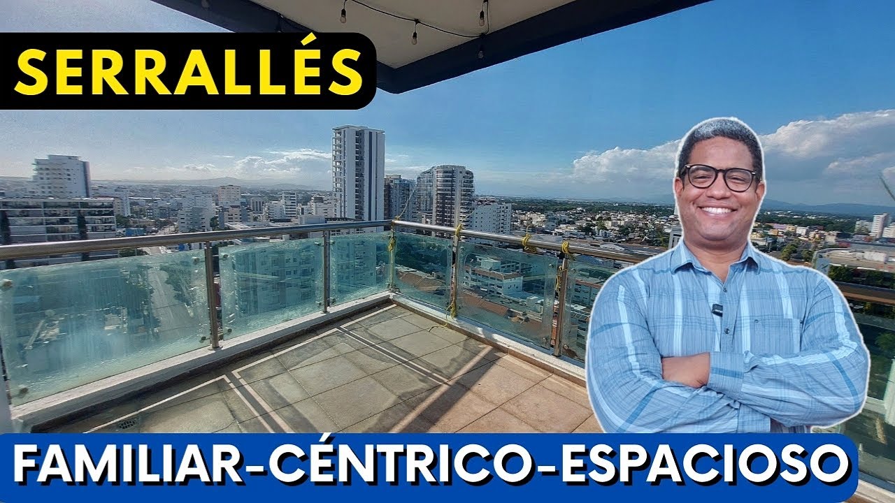 APARTAMENTO EN SERRALLES,  ESPACIOSO, 3 HABITACIONES, 3 PARQUEOS | SANTO DOMINGO- CESAR RAMIREZ-MJ