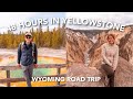 48 HOURS in YELLOWSTONE (easy hikes, simple camp meals, and free wild camping)