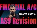financial account bcom as 9 revision semester 1 bcom sol du college   PYQ  2025  II financial a/c