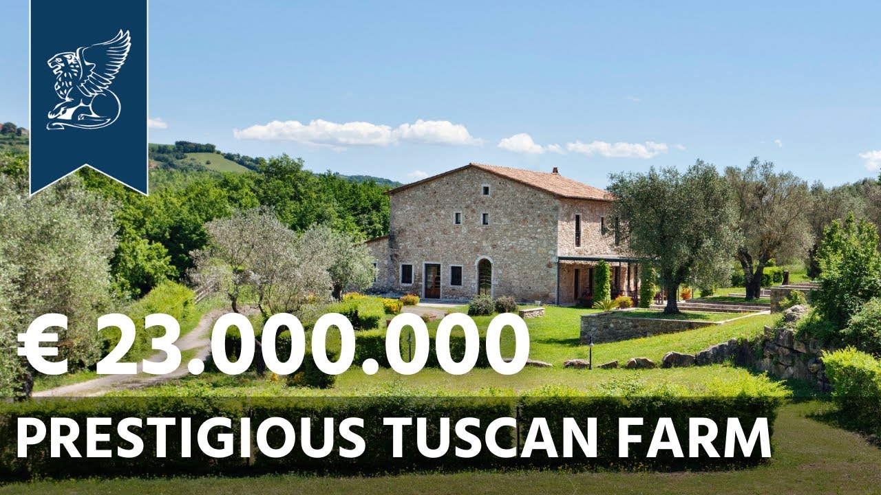 Prestigious farm for sale in Tuscany